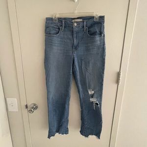 Levi’s 724 High Rise Straight Crop Jeans
